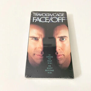 Face Off VHS 1997 Tape Movie Nicolas Cage John Travolta